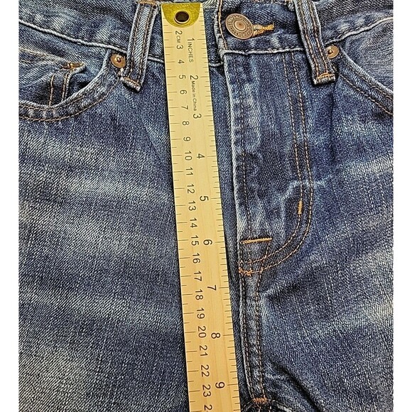 American Eagle Mens Jeans Size 28x26.5 Original Straight Distressed 100% Cotton - Picture 9 of 11